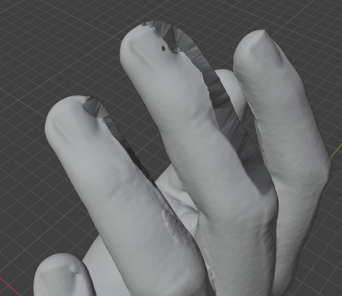 After rough correction